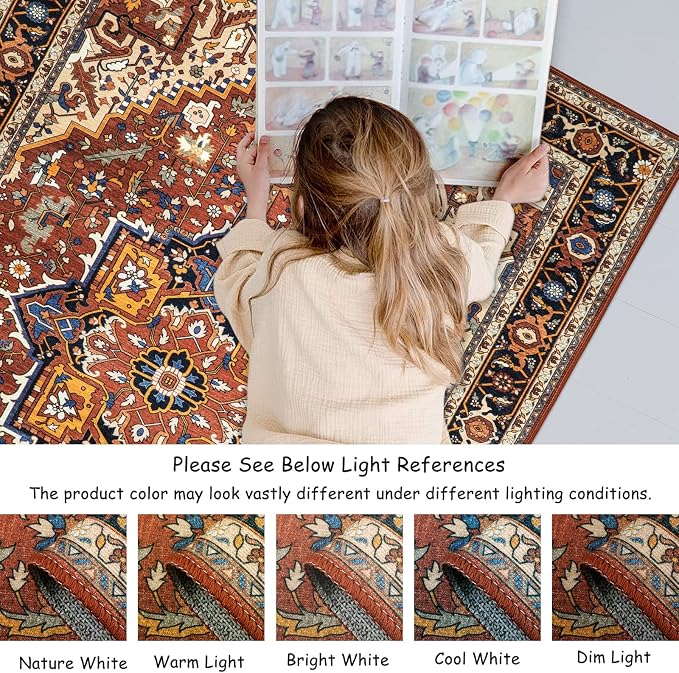 Moynesa Ultra-Thin Washable Runner Rug - Image 5