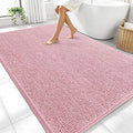 OLANLY Large Bathroom Rugs 70x46, Extra Soft Absorbent Chenille Bath Rugs by OLANLY