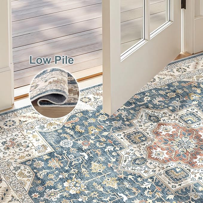 Vintage Entryway Area Rug 2x3 - Image 4