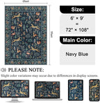 DUKINO 6x9 Rug, Washable Animal Living Room Rug - Image 2