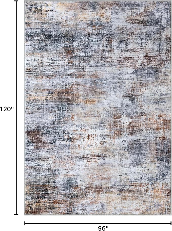 IOHOUZE Abstract Area Rugs 8x10 Ft Washable Large Rugs - Image 2