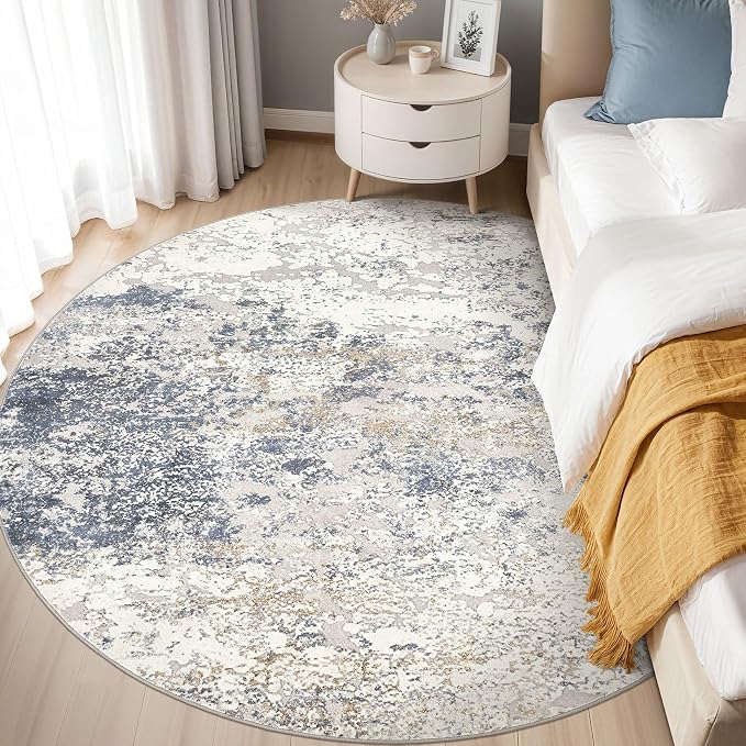 DMOYEST 6ft Round Area Rug Living Room Rugs - Image 3
