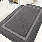 OLANLY Front Door Mat Indoor Outdoor Entrance, Waterproof All-Season, by OLANLY