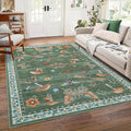ROYHOME Mushroom Washable Rug 5x7 Area Rugs by ROYHOME