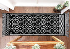 IOHOUZE Kitchen Hallway Runner Rug -2'x6' Boho Black White Entryway Runner Rugs - Image 5
