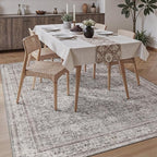DCX Gray 5x7 Rug, Kid & Pet Friendly - Image 4