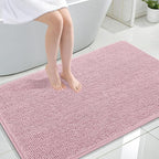 OLANLY Large Bathroom Rugs 44x32, Extra Soft Absorbent Chenille Bath Rugs by OLANLY