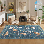 DUKINO 3x5 Area Rug, Lightweight Washable Entryway Rug - Image 6