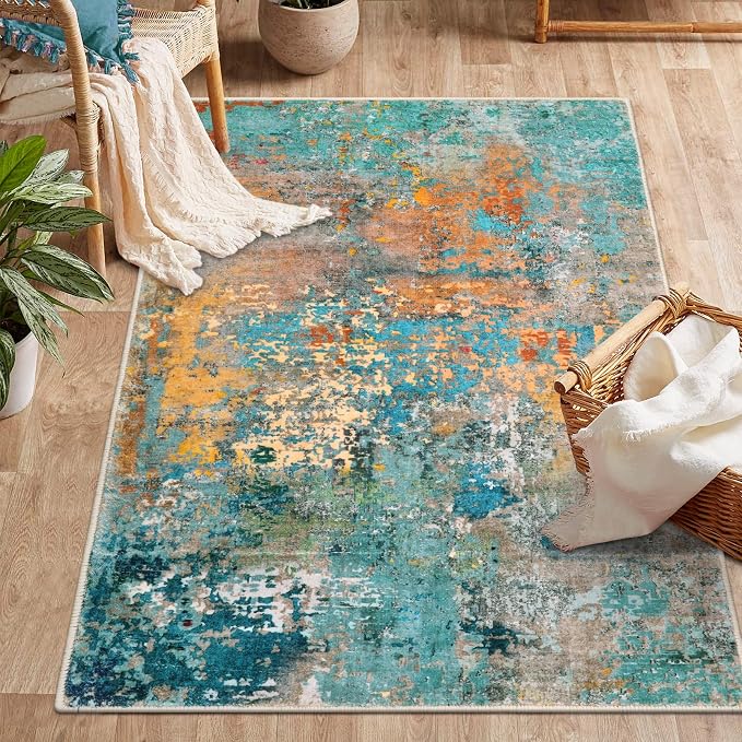 Lahome Modern Abstract Area Rug by Lahome
