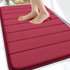 OLANLY Memory Foam Bath Mat 34x21, Super Soft Absorbent Bathroom Rugs, Quick Dry by OLANLY