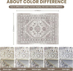 zesthome 8x12 Area Rugs, Stain Resistant Washable Rug, Ultra-Thin Rugs - Image 2