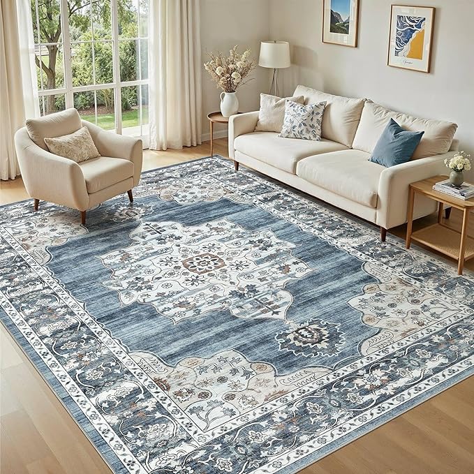 8x10 Washable Area Rug - Image 8