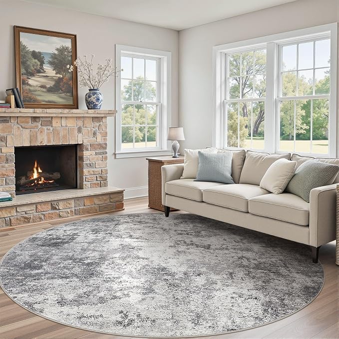UERMEI 10ft Round Area Rug Living Room Rugs - Image 3