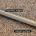 Area Rug with Non Slip Rubber Backing, Washable Soft Floor Carpet - Image 3