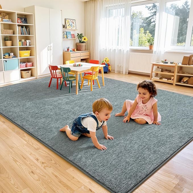Keeko Living Room Rugs 7x10, Soft Modern Large Area Rug - Image 8