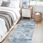 2x5 Non-Slip Washable Runner Rug – Modern Neutral Abstract Small Rug - Image 4