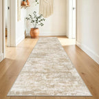 Runners for Hallways Non-Slip 2x8 Washable Kitchen Rug Abstract Tear and Stain by TTelephant