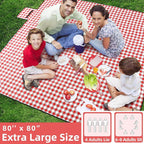 ZAZE Picnic Blanket Extra Large Waterproof, Camping on Grass Accessories Couple - Image 2
