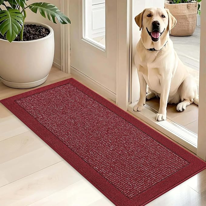 BEQHAUSE Indoor Door Mat 20" x 48", Dirt Trapper Door Mats Non-Slip Entryway by BEQHAUSE