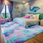 PAGISOFE Plush Rainbow Mermaid Rugs - Image 7