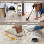 3x10 ft Washable Hallway Runner Rug – Non-Slip Long Carpet Runner - Image 7