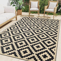 Smiry Waterproof Outdoor Rug 10X14 ft, Reversible Plastic Straw Patio Camping by Smiry