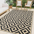 Smiry Waterproof Outdoor Rug 9X18 ft, Reversible Plastic Straw Patio Camping by Smiry