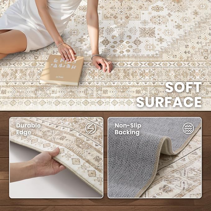 zesthome Washable Runner Rug 2.5x8 - Image 5