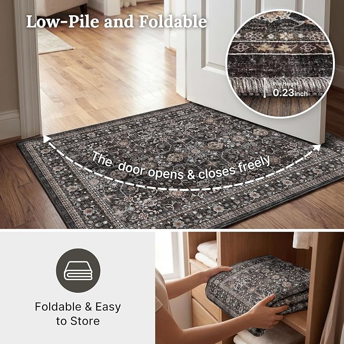 Ruaruarug Washable Area Rug 8x10 - Image 11