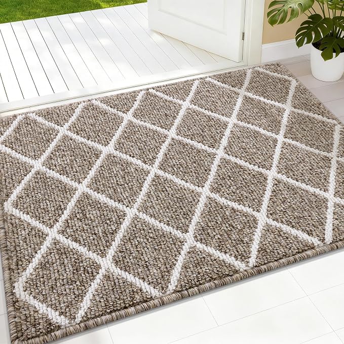 Finchitty Indoor Door Mat, Dirt Resistant and Absorbent, Low-Profile, Washable by Finchitty