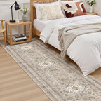Vintage Hallway Runner Rug 2x10: Large Soft Washable Entryway - Image 3