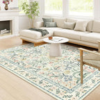 Wonnitar Boho Washable Rug 8x10, Large Area Rug - Image 2