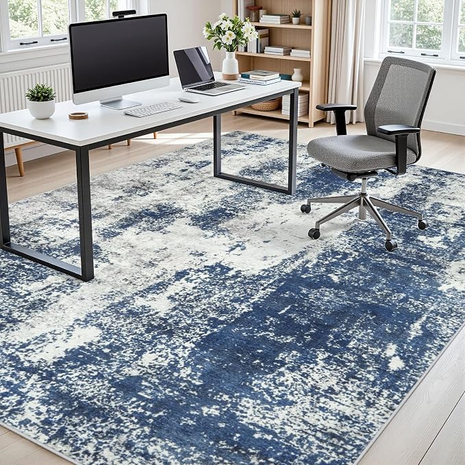 Area Rug Living Room Rugs: 8x10 Large Soft Indoor Carpet Modern Abstract Decor - Image 8