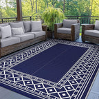 GENIMO Outdoor Rug Waterproof for Patio Decor, Outside Area Mat for Rv by GENIMO
