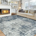10x14 Area Rugs Large Living Room Rug Washable: Modern Abstract Rug Indoor by Aelenmu