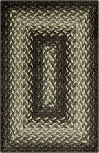 Maples Rugs Marion Bohemian Braided-Style Print Area Rug – Made in USA – by MaplesRugs