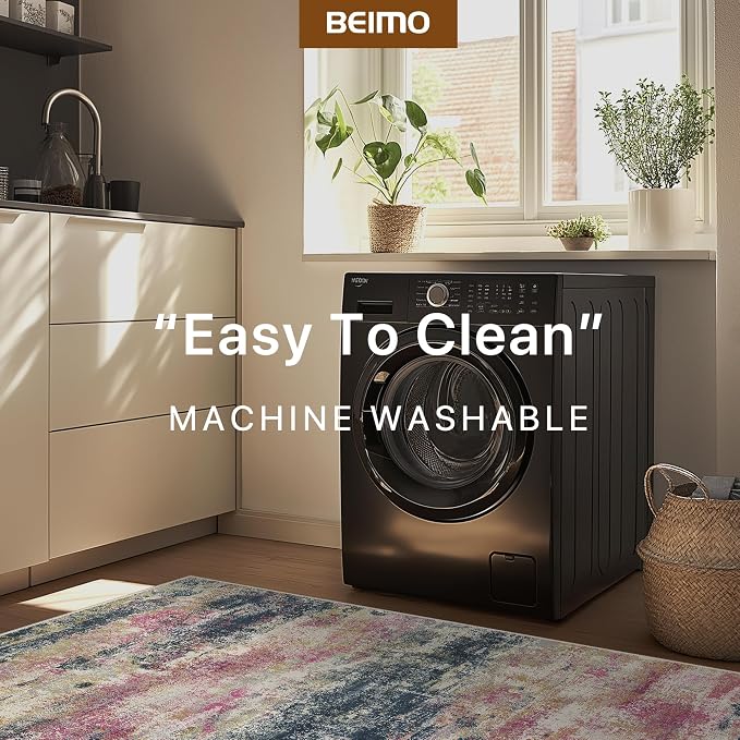 BEIMO Area Rugs 8x10 for Living Room Bedroom, Modern Abstract Machine Washable - Image 7
