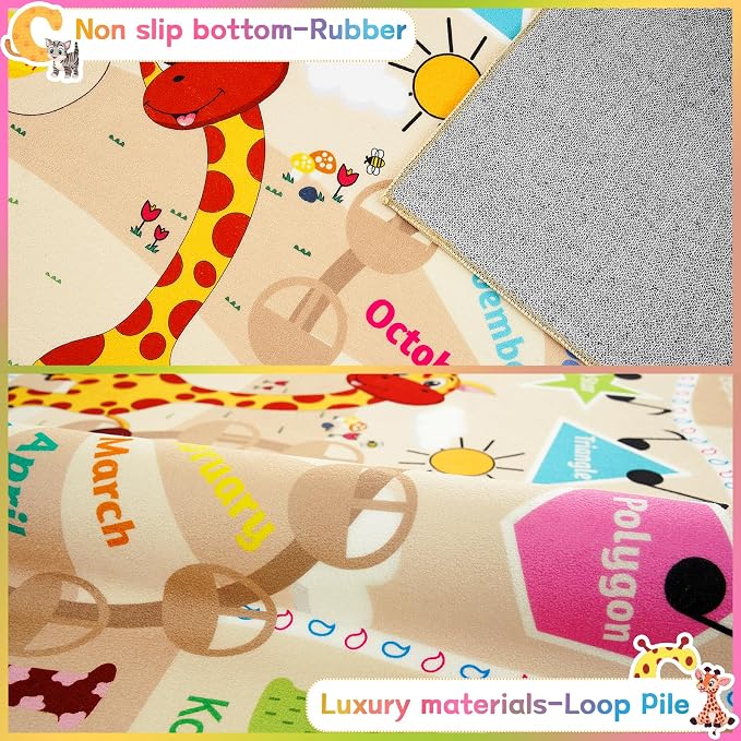 Chicrug Educational Kid Area Rug - Image 7