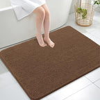 OLANLY Large Bathroom Rugs 40x32, Extra Soft Absorbent Chenille Bath Rugs by OLANLY