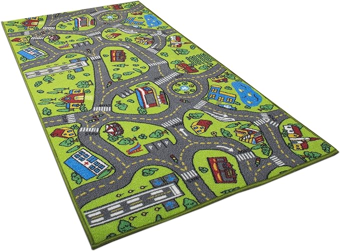 Kids Carpet Playmat Rug City Life Great - Image 3