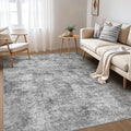 Nakagishi 7x9 Area Rugs Living Room: Washable Abstract Large Neutral Soft Rug by NakagishiAreaRug