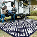 GENIMO Outdoor Rug for Patio Clearance, Reversible Plastic Straw Rugs for RV by GENIMO