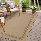 Easy Jute 3x5 Outdoor Rug Washable Non Slip Rug - Image 9