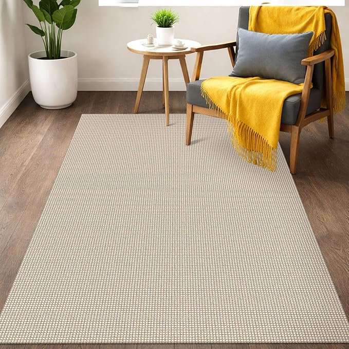 IOHOUZE Washable Area Rug 3x5 Non Slip Rubber Backed Woven Rugs - Image 8