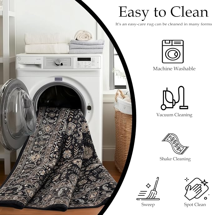 Ruaruarug Washable Area Rug 8x10 - Image 6