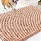 OLANLY Dog Door Mat for Muddy Paws 30x20, Ultra Absorbent Chenille Mud Doormat by OLANLY