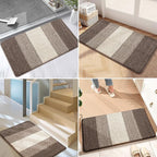 Kitinjoy Indoor Outdoor Door Mat, 71x47 Non-Slip Absorbent Dirt Trapper - Image 6