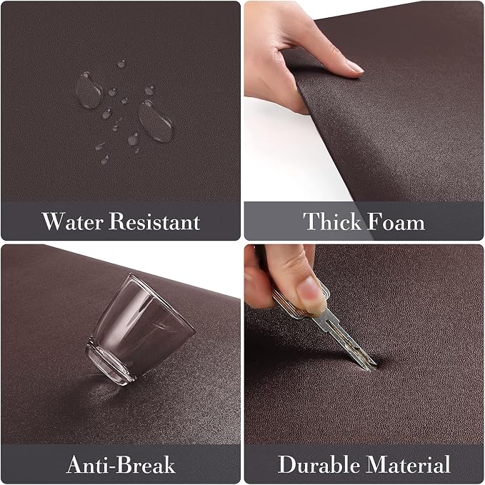 HappyTrends 2 PCS Kitchen Mat Cushioned Anti-Fatigue Floor Mat, Heavy Duty - Image 5