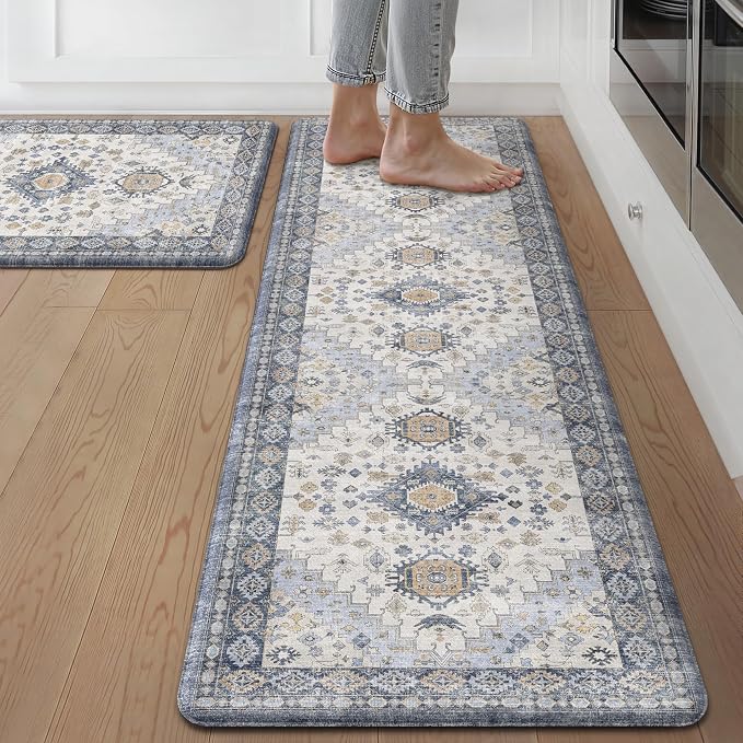 GENIMO Kitchen Mats for Floor, Waterproof Anti Fatigue Mat, Comfort Standing by GENIMO