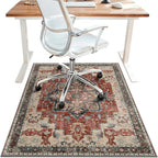 48"x60" Office Chair Mat for Hardwood Tile Floor, Under Desk Carpet Protector by BESBLEE